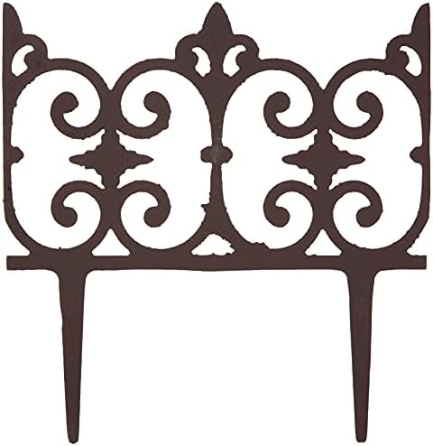 Esschert Design Garden Fence, 10.257 by 0.546 by 10.725-Inch