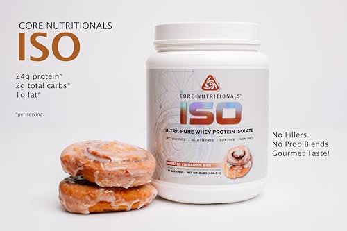 Core Nutritionals Core ISO Whey Protein Isolate, Choc. Peanut Butter Cup,
