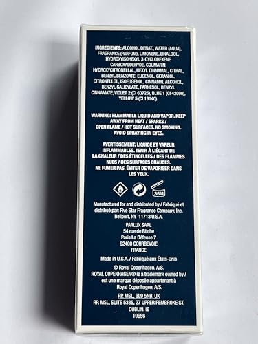 Royal Copenhagen Musk 3.3oz. Cologne Spray for Men by Royal Copenhagen