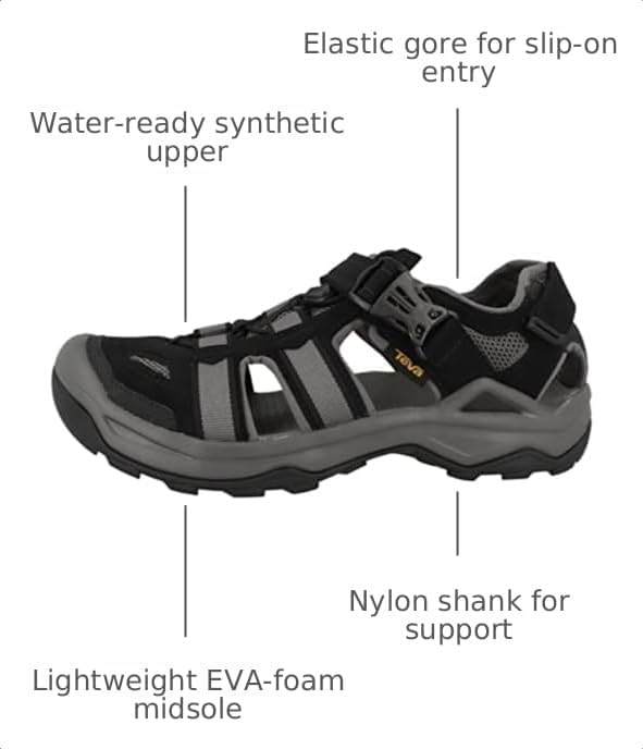 Teva Men's M Omnium 2 Leather Fisherman Sandal