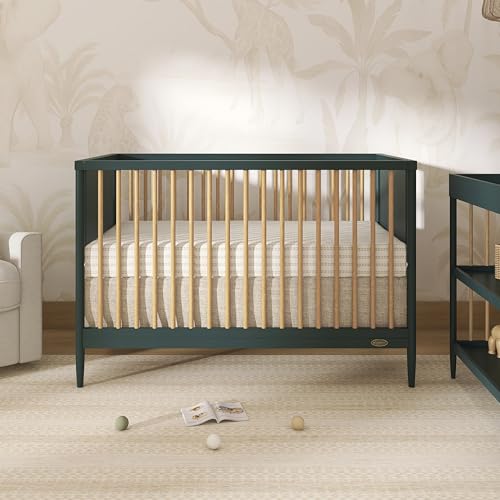Dream On Me Clover Changing Table with Rounded Spindles in White