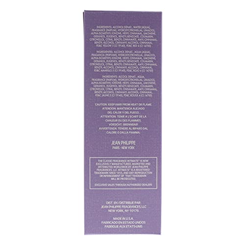 Intimate Eau De Toilettes Spray Purple, 3.6 Ounce