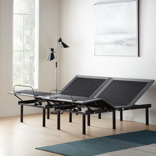Lucid® L300 Adjustable Bed Frame – USB – Memory Position – Remote, Twin XL