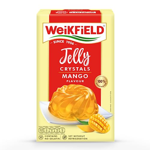 WeiKFiELD Jelly Crystals, Mango, 90g Carton