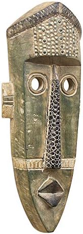 NOVICA Decorative Wood Mask, Gray (274655)