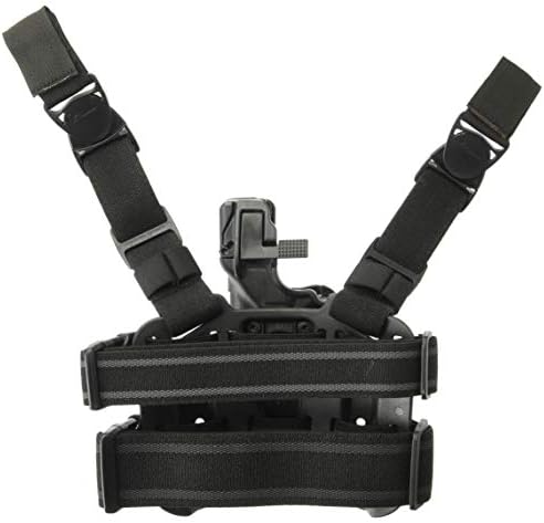 BLACKHAWK Serpa Level 3 Tactical Black Holster, Size 06, Right Hand(Sig 220/225/226/228/229 w/ or w/o rail)