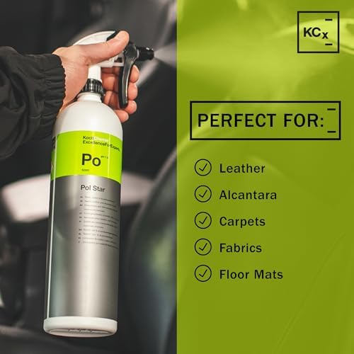 KOCHCHEMIE Pol Star - Vehicle Leather & Suede Cleaner, Effective Natural Vehicle Cleaner with Protection Formula