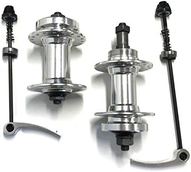 Bike Wheel Part Bicycle hub, Bike Hub 36 Hole, Quick Release,Alum,One Pair,100mm x135mm Front Width and Rear Width