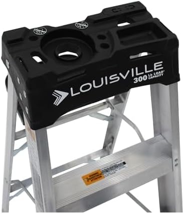 Louisville Ladder 2-Foot Aluminum Step Stool Industrial, 300-Pound Load Capacity, Type IA, AS3002