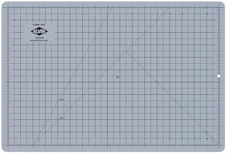 ALVIN HM Self-Healing Cutting Mat for Hobbies 24 x 36 inch | Double-Sided Blue/Grey | 3-Layer Gridded Surface for Arts, Crafts and Sewing - Model HM2436