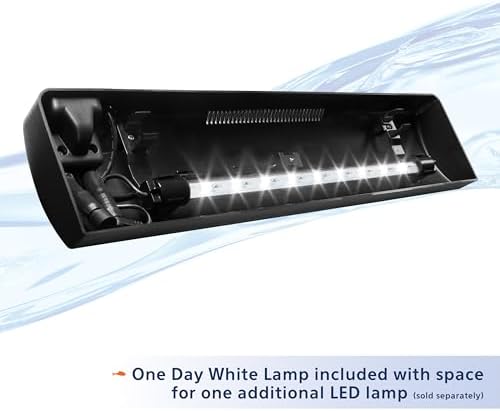 Aqueon LED Fish Tank Aquarium Strip Light Fixture, 24 Inch