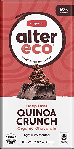 Alter Eco | Dark Chocolate Bars | Pure Dark Cocoa, Fair Trade, Organic, Non-GMO, Gluten Free (12-Pack Dark Sea Salt)
