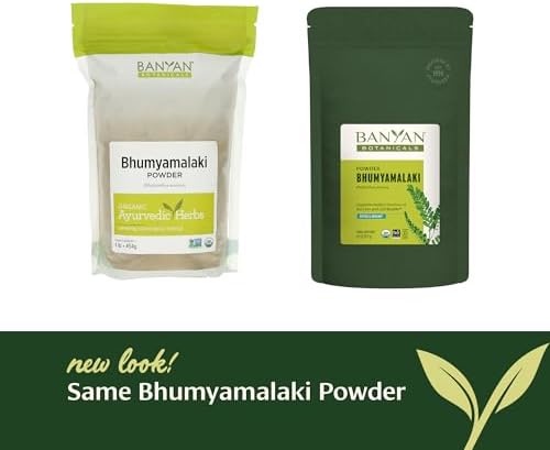 Banyan Botanicals Bhumyamalaki Powder – Organic Liver Health Supplement* – Phyllanthus spp. – for Natural Detoxification & Cleansing of The