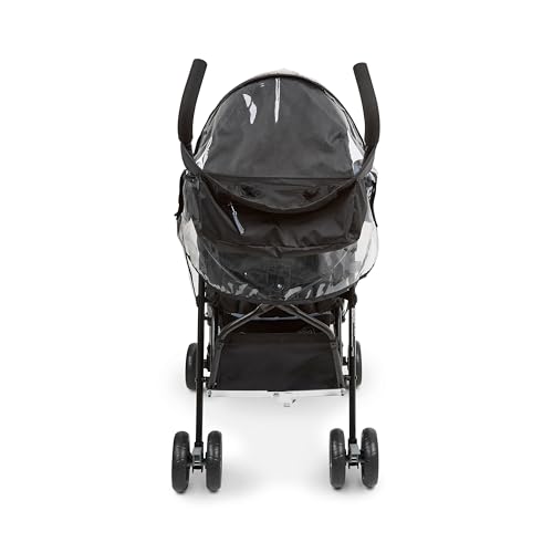 Ingenuity 3D Mini Convenience Stroller – Lightweight Stroller with Compact Fold, Multi-Position Recline, Canopy with Pop Out Sun Visor – Umbrella Stroller for Travel & More, Blue/Black