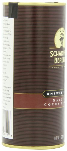 Scharffen Berger Natural Unsweetened Cocoa Powder, 6-Ounce Canisters (Pack of 2)