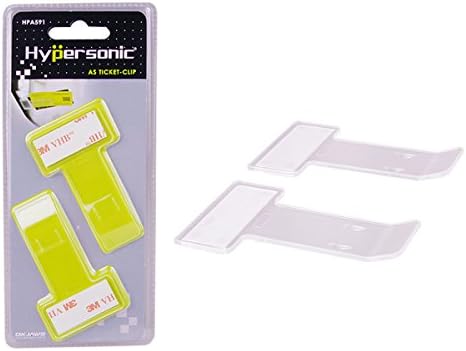 Car Windshield Parking Tickets Holder Transparent Auto Accessories Clip 2PCS