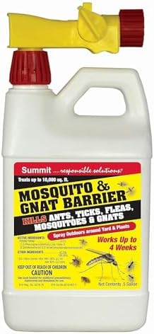 Summit Mosquito and Gnat Barrier Covers 10,000 Square Feet, 1/2 gallon