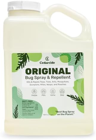 Cedarcide Original Bug Spray | Repel & Kill Fleas, Ticks, Mosquitoes, Mites, Ants & Chiggers | for use on People