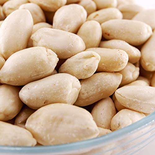 Sky | Premium USA Grown Virginia Blanched Peanuts Unsalted, Unsalted Raw Peanuts Shelled, Raw Shelled Peanuts, Unshelled Raw Peanuts (Blanched, 10lb)