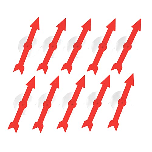 edxeducation Suction Spinners, Set of 10, Arrow Spinner for Games | Versatile Tool for Home and Classroom Probability Activities