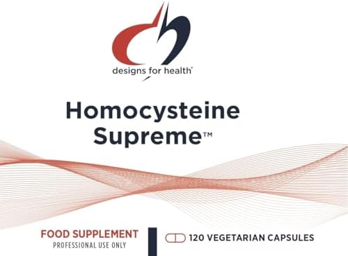 Designs for Health Homocysteine Supreme - Methylated B Vitamins with Riboflavin, B6, B12, Folate, L-Serine & TMG for Brain Support & Heart Health - Methylated Multivitamin (60 Capsules)
