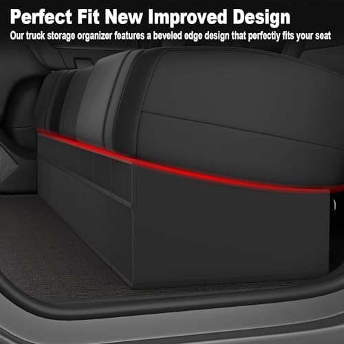 Foldable Under Seat Storage Box for Ford F-150 2017-2025 and F-250/F-350/F-450/F-550 Super Duty | Crew Cab |FOR Ford F150 Accessories Truck bed
