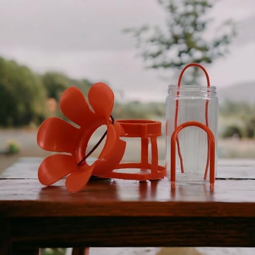 Glass Jelly and Jam Bird Feeder, Hanging Oriole Treat Dish | Jelly and Jam Feeder; Glass Dish; Hanging Design; Attracts Orioles