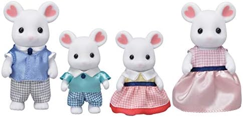 Calico Critters Pickleweeds Hedgehog Family - Set of 4 Collectible Doll Figures for Children Ages 3+