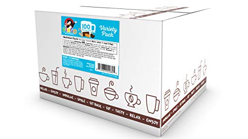 Pingo Hot Chocolate Pods for Keurig KCup Brewers, Assorted Cocoa Variety Pack, 100 Count