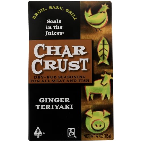 Char Crust Rub Seasoning Ginger Teriyaki, 4 oz
