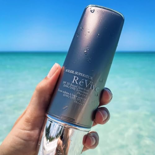 RéVive Soleil Superiéur Face Sunscreen - Broad Spectrum SPF 50 Sunscreen - Ultra-Transparent & Anti Aging Sun Care to Help Improve Skin Barrier