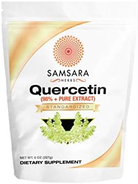 Samsara Herbs Quercetin - 98%+ Pure Extract Powder (2oz/57g)