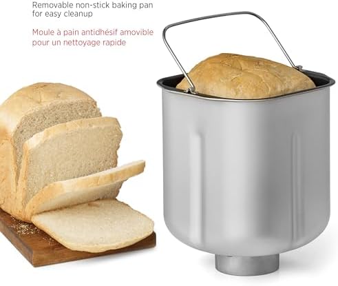 Starfrit Electric Bread Maker, 2lb, 13 Programs, Auto Dispenser, 550W
