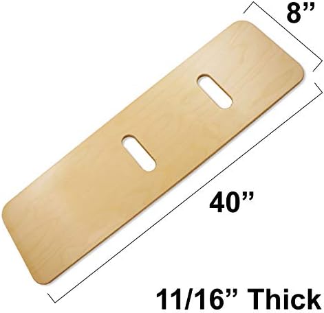 Rehabilitation Advantage Durable Birchwood Transfer Board, 40" Long, Wood