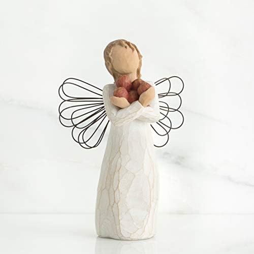 Willow Tree Angel of The Spirit, Sculpted Hand-Painted Figure | Hand-Painted Angel Figurine, Celebrating Friendship, Nature and Everyday Blessings, Sculpted by Artist Susan Lordi
