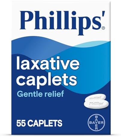 Phillips' Laxative Caplets, 24 Caplets (Pack of 4)