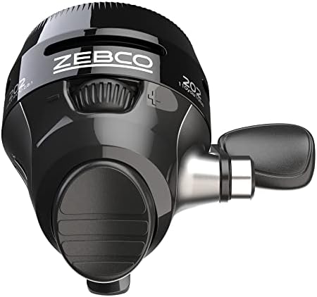 Zebco 202 Spincast Fishing Reel, Right-Hand Retrieve, Durable All-Metal Gears, Stainless Steel Pick-up Pin, Pre-Spooled with 10-Pound Zebco Fishing Line,