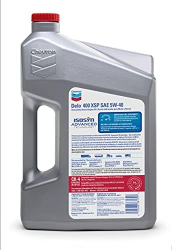 Delo 400 XSP SAE Heavy Duty Synthetic Diesel Engine Oil 5W-40, 1 Gallon, Pack of 1