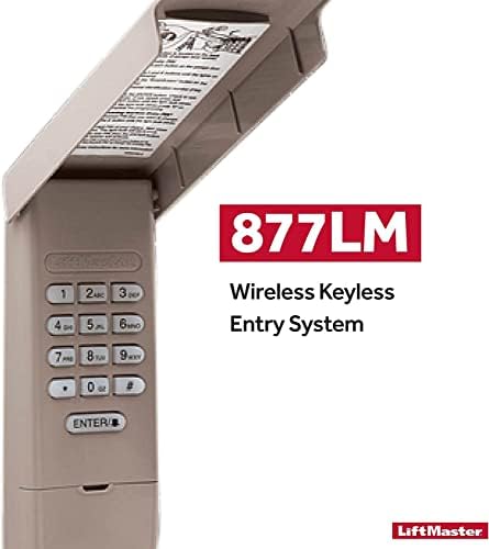 LiftMaster 877LM Wireless Keypad (ONLY for Openers with Yellow Learn Button)