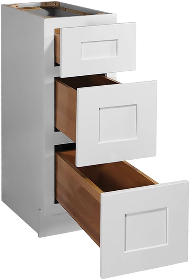 Brookings Shaker Unassembled Base Kitchen Cabinet B18, 18 W x 24 D x 34.5 H, Painted White with Sherwin Williams®, Solid Wood – Design House, 561340 | Adjustable Shelves, Adjustable Hinges, Floor Mount, Contemporary/Modern, Wood, Kitchen, 561340