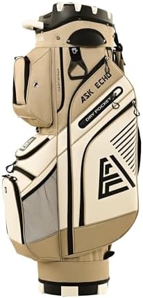 ASK ECHO T-Lock 3.0 Golf Cart Bag, Quiet 14-Way Full-Length Divider