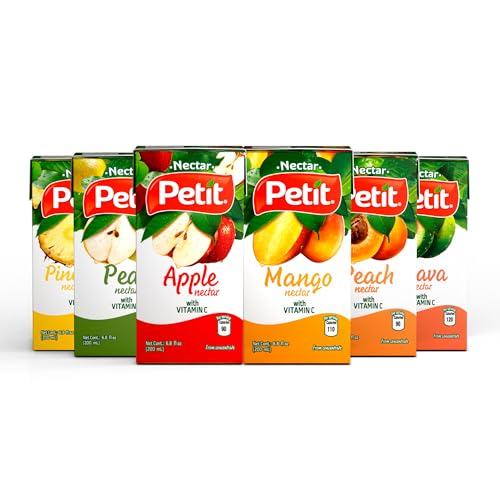 Petit Pineapple Nectar, 200 ml (Pack of 24) – Refreshing Tropical Fruit Juice Beverage