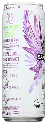 Sambazon Organic Low Calorie Amazon Acai Energy Drink, 12 Fl Oz