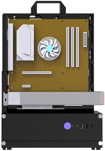 PC Test Bench ATX Case Open Frame Computer Case, Upgraded Version Portable Chassis Bracket, Zinc Coated Steel Cases Shell