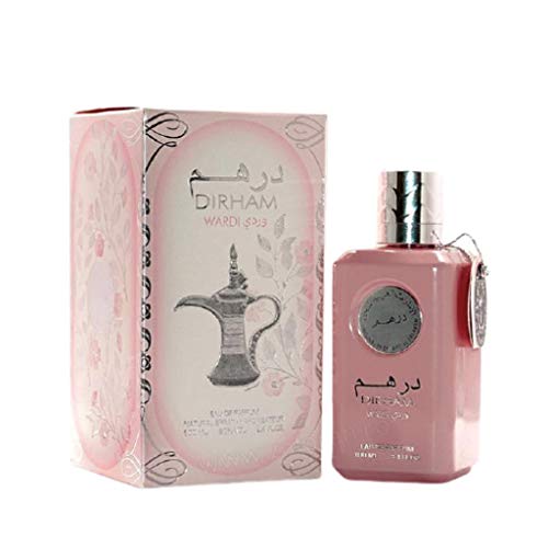 Ard Al Zaafaran Dirham Wardi EDP 100ML (3.4OZ) | Arabian Perfumery | Notes of Cardamom, Roses, Lavendar