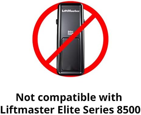 LiftMaster 883LMW Wall-Mounted Wired Push Garage Door Opener and Doorbell Button with Light Button - Compatible only with Security+ 2.0 Garage Door