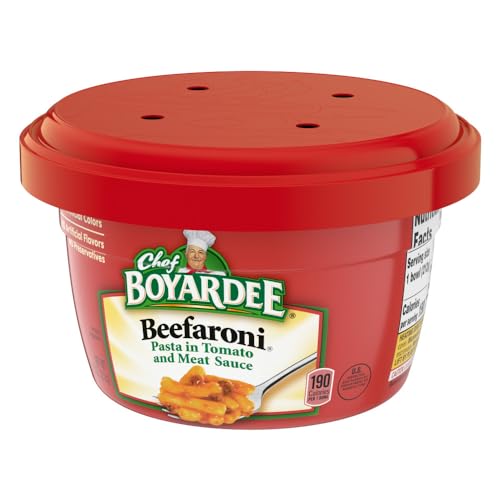 Case of Chef Boyardee Microwave Beefaroni (12 Total)