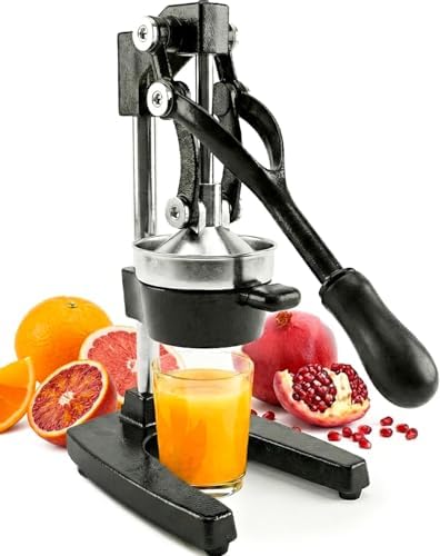 Eurolux Ultra-Premium Cast Iron Juicer | Extra-Large, Heavy Duty, Commercial Grade