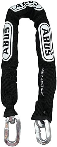ABUS Hardened Steel 8KS 6 Foot x 5/16" Thick Square Security Chain | for Bikes, Containers, Trailers, ATV's, Motorcycles and Personal/Industrial Property
