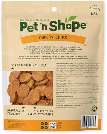 Pet 'n Shape Chik 'n Chips Jerky Dog Treats - 1 Pound